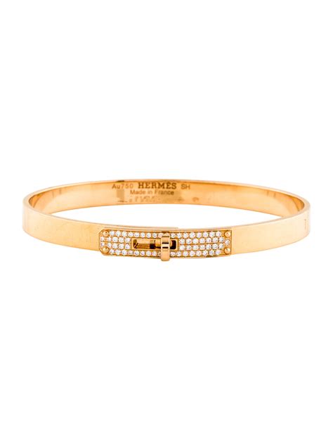 hermes 18k bangle bracelet.